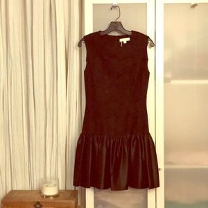 Erin Fetherston lace top with satin flounce skirt